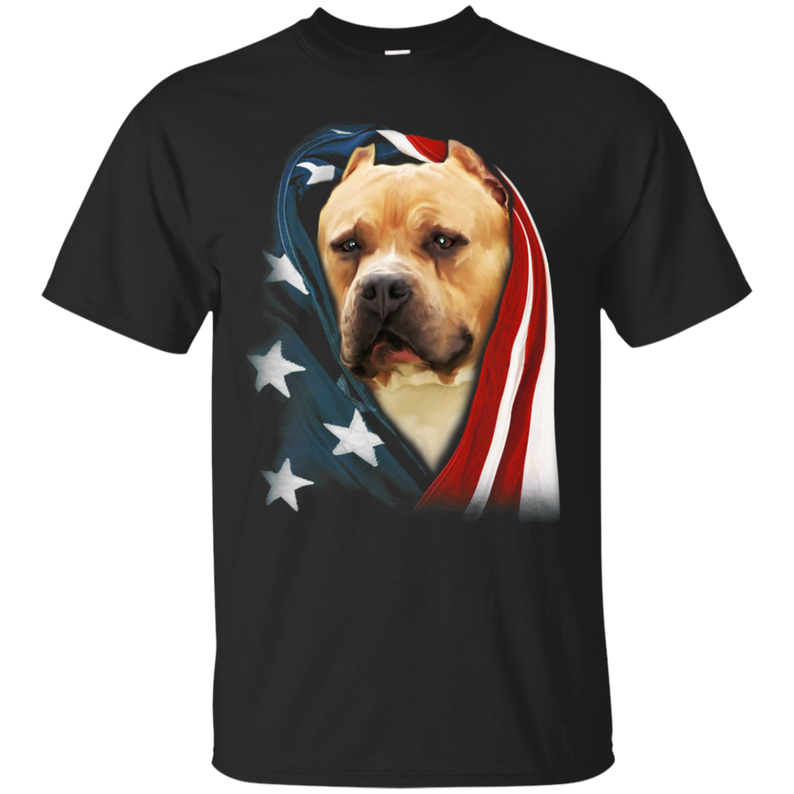 American Bully In USA Flag Shirts - Teesmiley