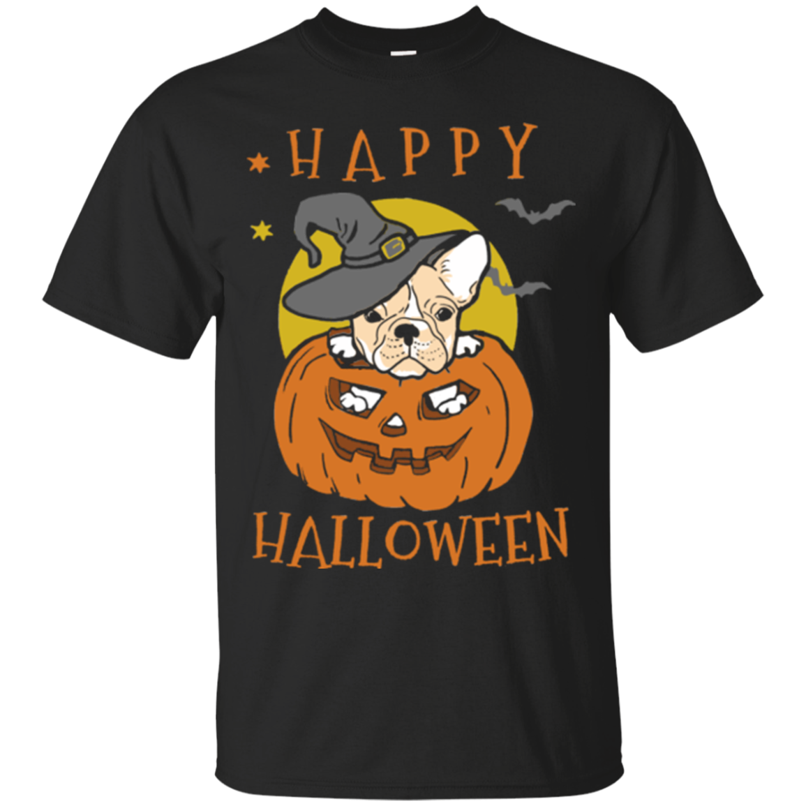 Frenchie Halloween Shirts Happy Halloween T shirts - Teesmiley