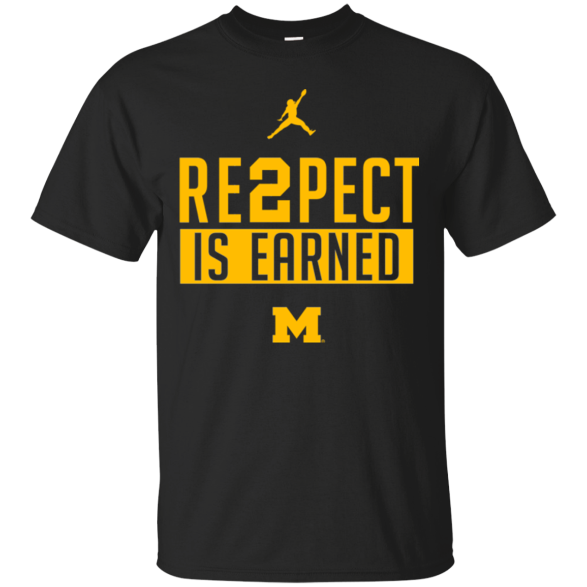 Michigan Football Shirts Re2pect Is Earned - Baby Kools