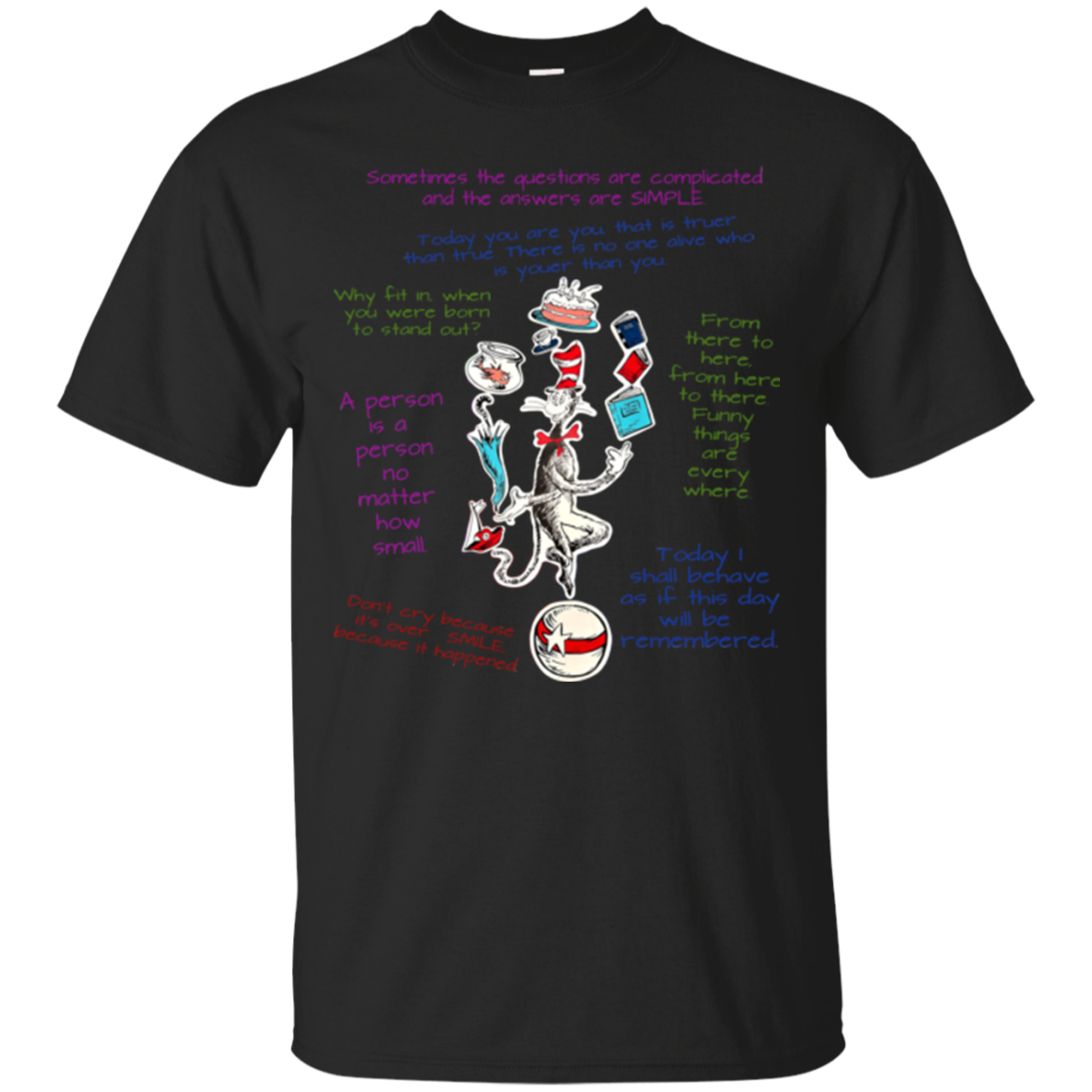 Dr Seuss Meaningful Quotes Shirts - Amyna
