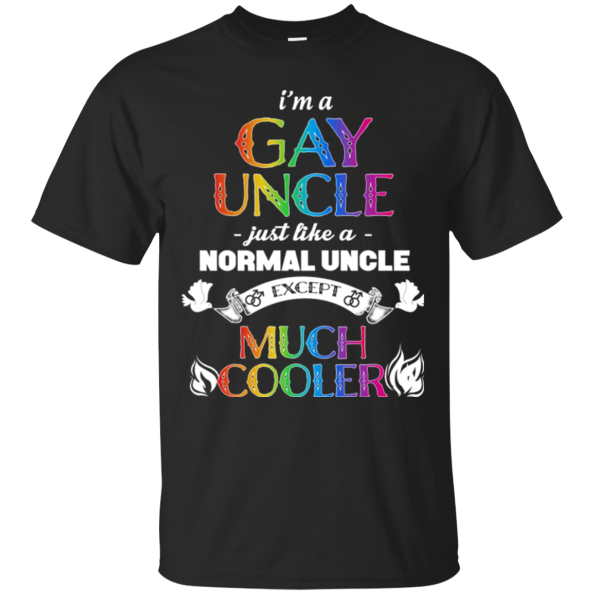 Gay Uncle Shirts I'm A Gay Uncle Just Like Normal Uncle Except Much ...
