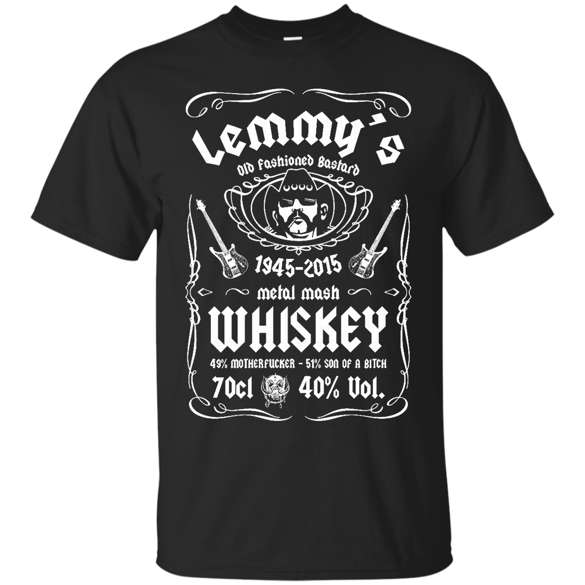 Lemmy Kilmister Whiskey Shirts Metal Mash - Teesmiley