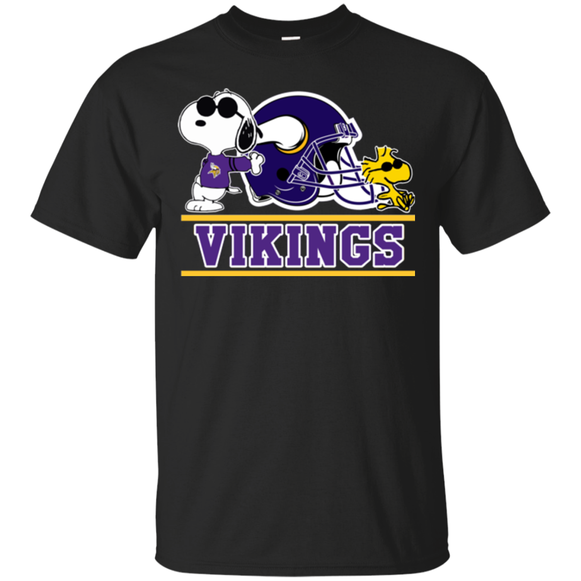 Snoopy Minnesota Vikings T shirts - Teesmiley