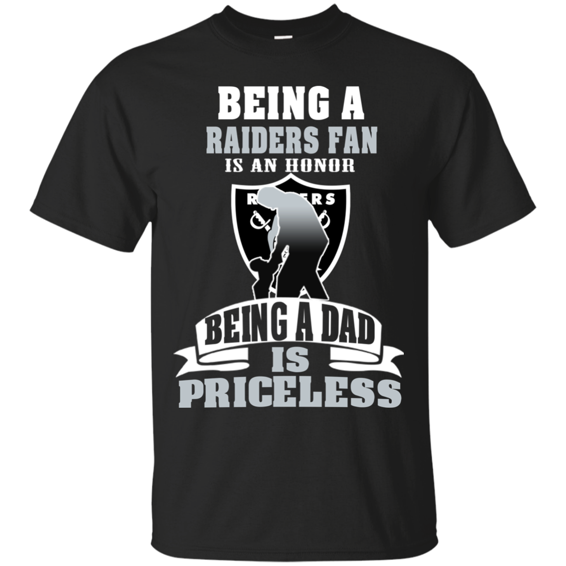 Oakland Raiders Dad Shirts Being A Raiders Fan Is An Honor - Teesmiley