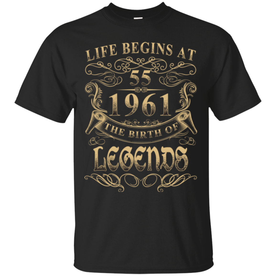 1961 Shirts Life Begins At 55 1961 The Birth of Legends - Teesmiley