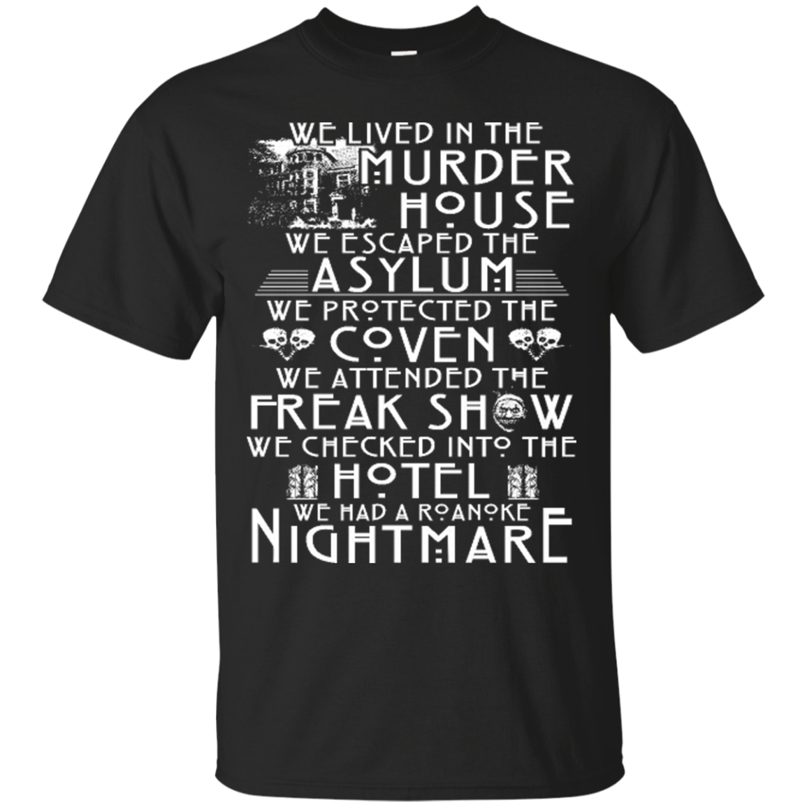 We Lived In The Murder House American Horror Story Shirts - Amyna