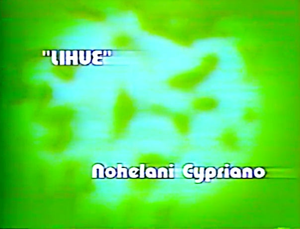 Nohelani Cypriano "Lihue" 1977 music video