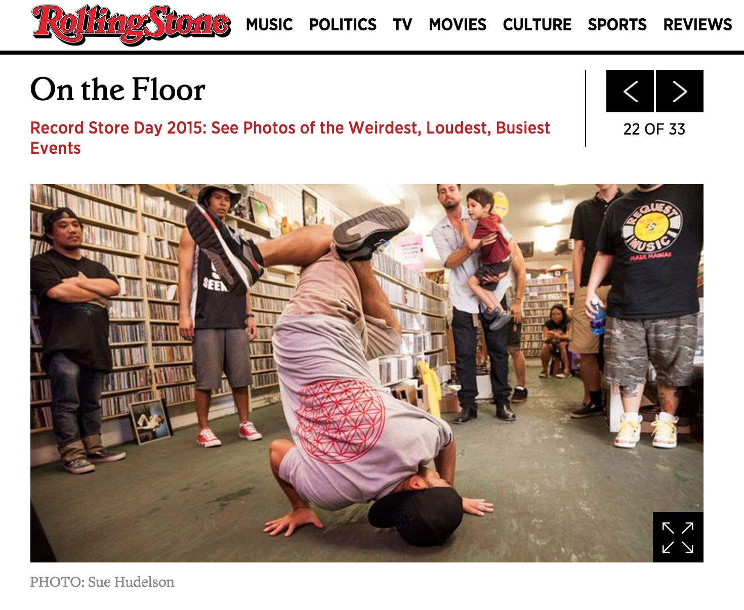 Rolling Stone featured Request Music on Record Store Day 2015. 