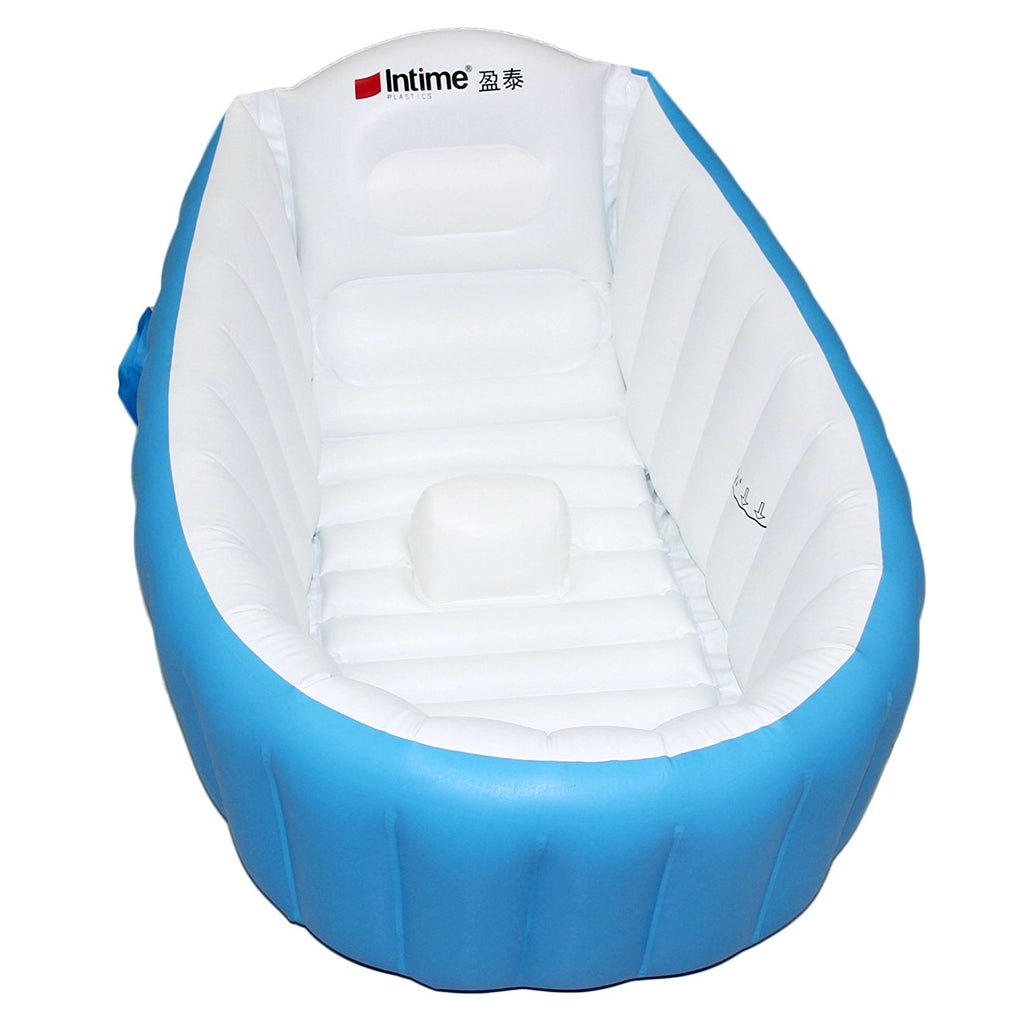 Baignoire Gonflable Douche Bebe Banc Avec Rondin De Bois