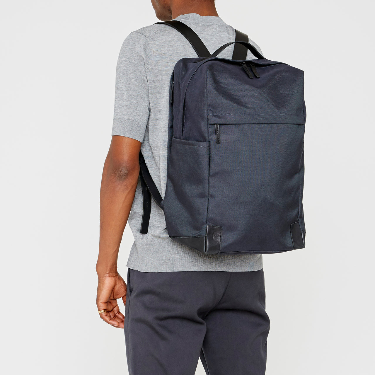 Brick Granular City Backpack in Ink – Ally Capellino