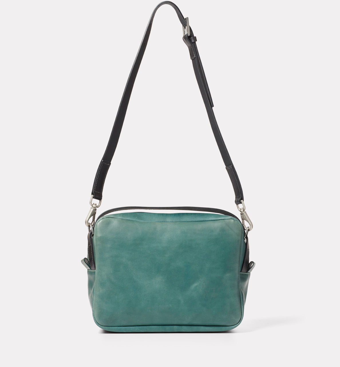 Leila Large Vegetable Tanned Leather Crossbody Bag in Mint – Ally Capellino