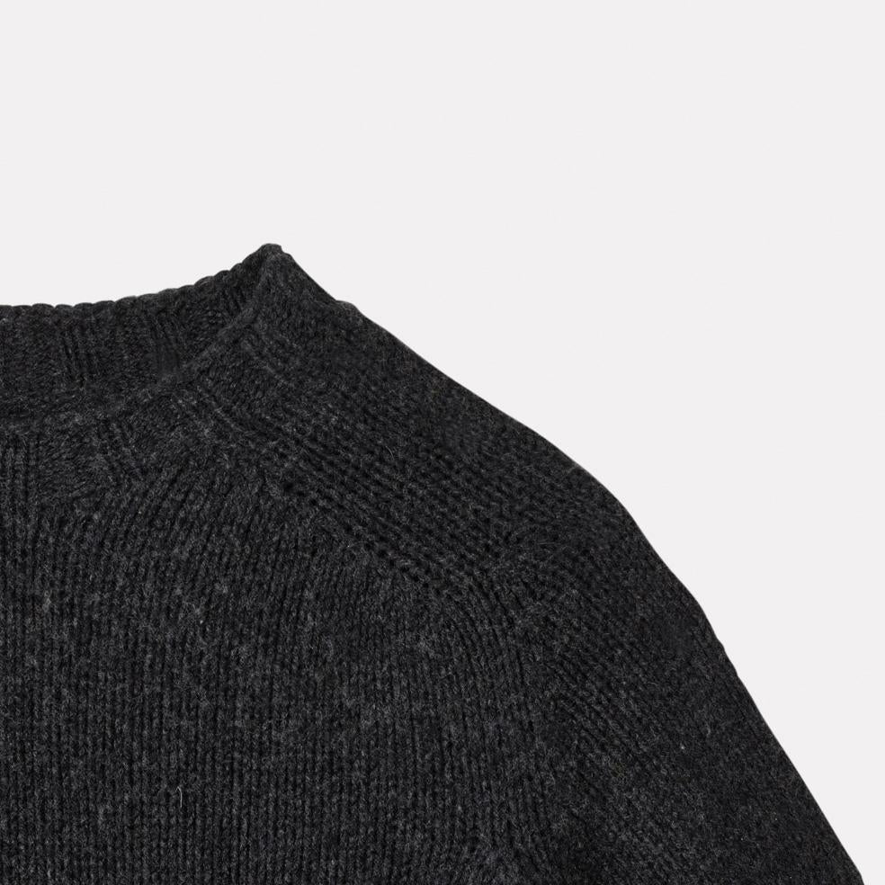 men's charcoal crew neck jumper