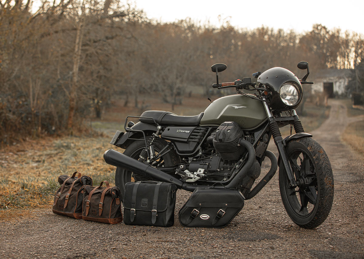 Best retro style saddlebags for motorcycle.