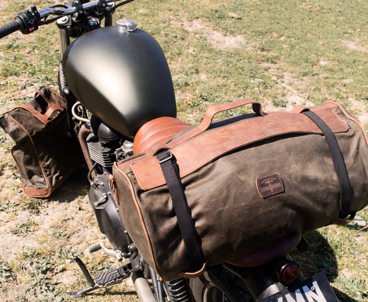 Leather Motorcycle Duffel Bag | IUCN Water