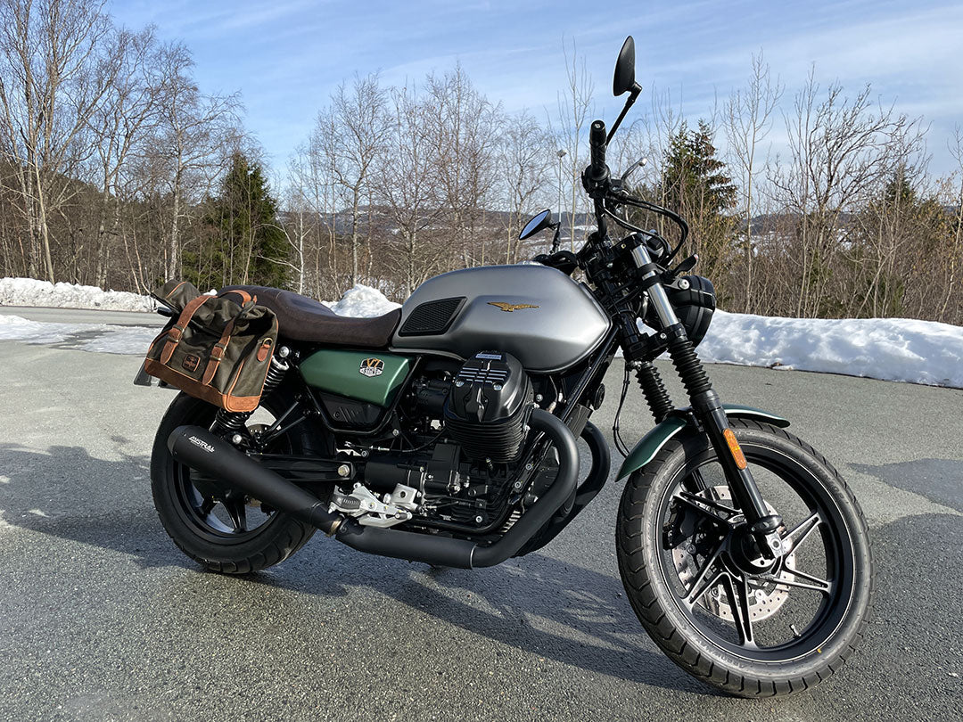 Guzzi centenario saddlebag.