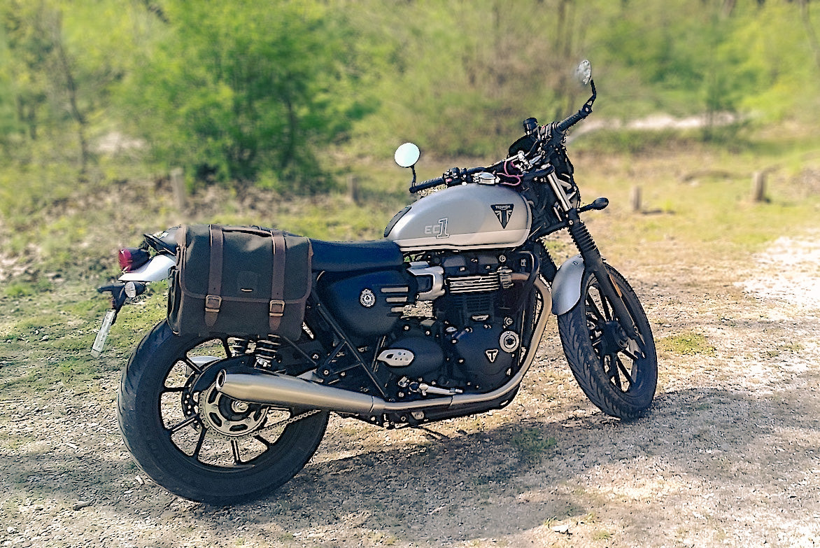 Saddlebag for Street Twin EC1.