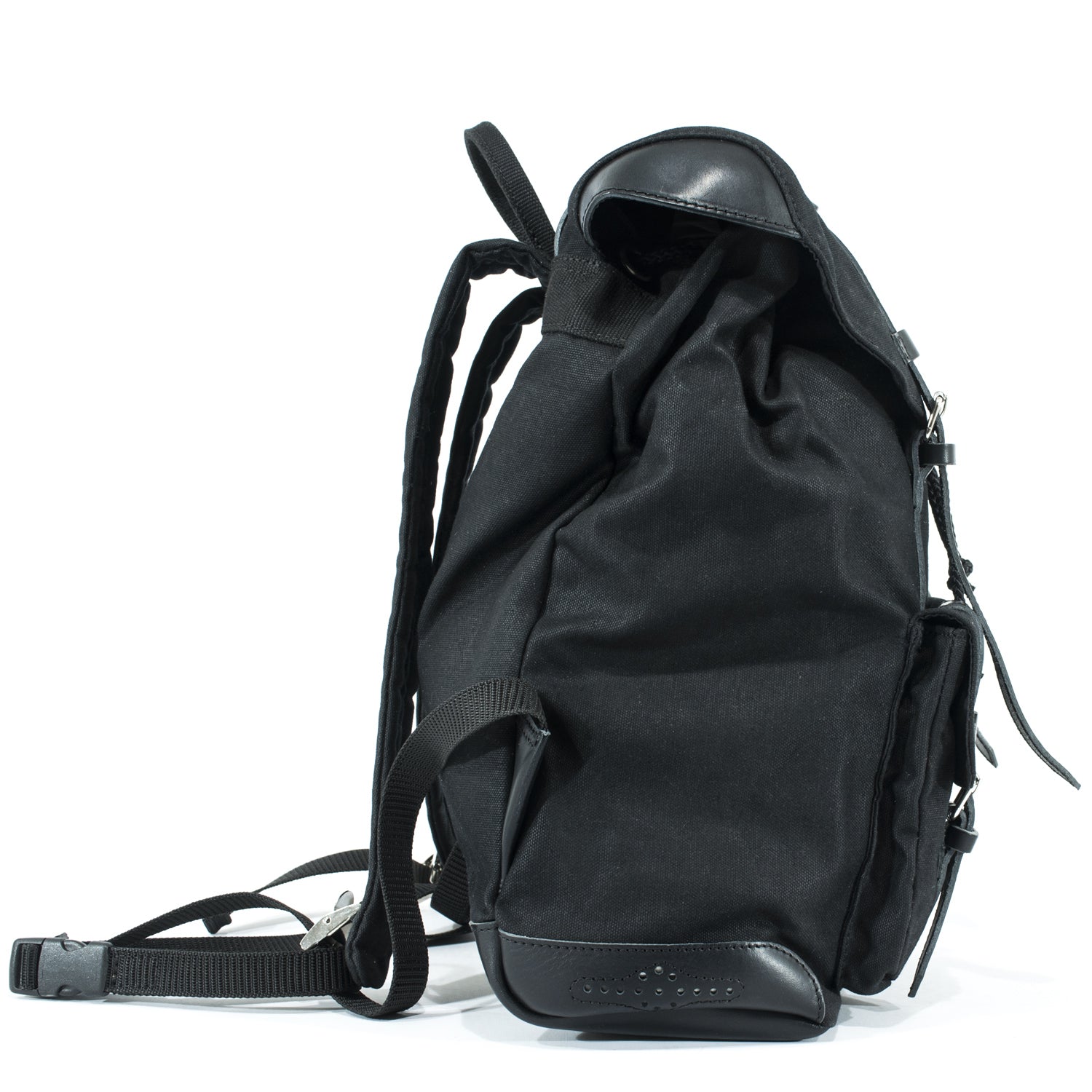 stylish black backpack