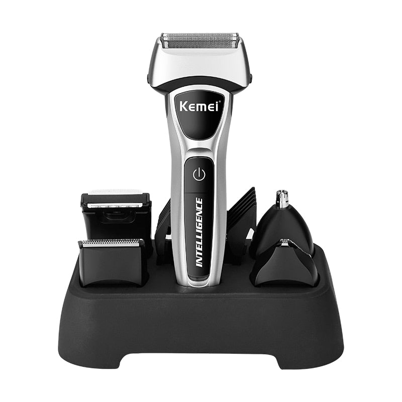 Kemei 12 In 1 Personal 3d Electric Shaver For Men Hair Beard