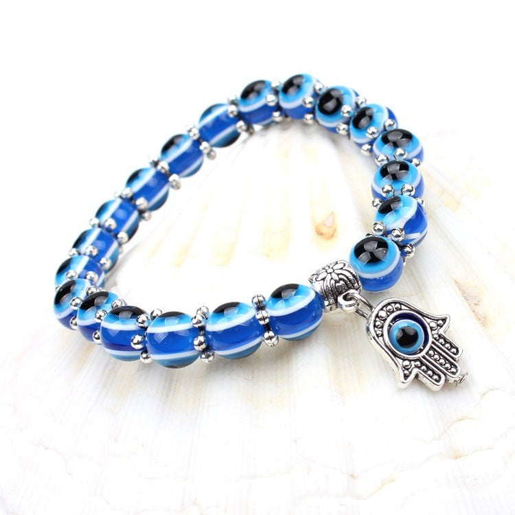 Evil Eye hand bracelet to protect you from bad Karma – The Passionate ...
