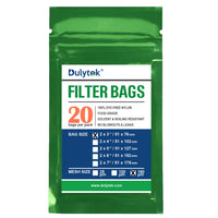Dulytek Premium Rosin Press Filter Bag, 2 x 3 inch, 160 Microns, No Blowouts
