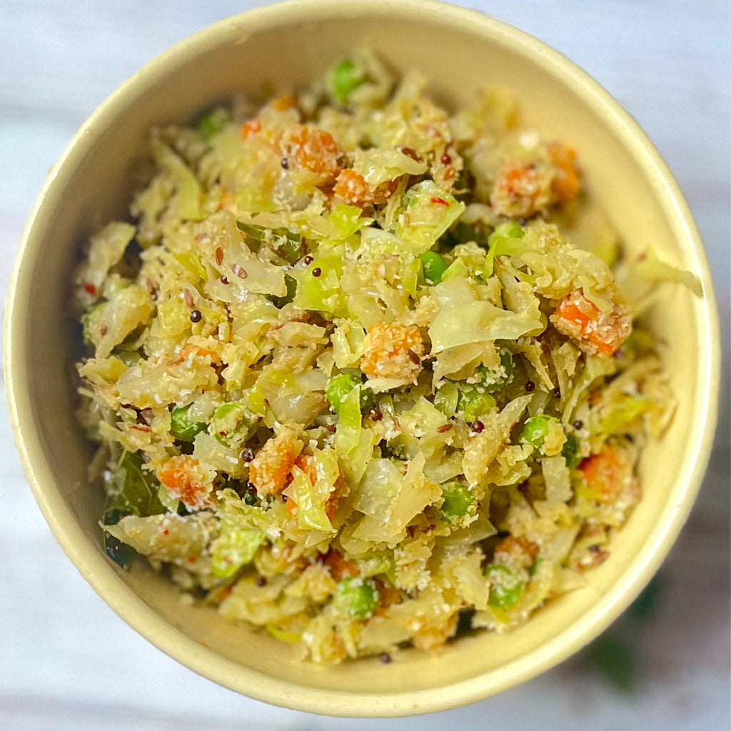 Cabbage Poriyal