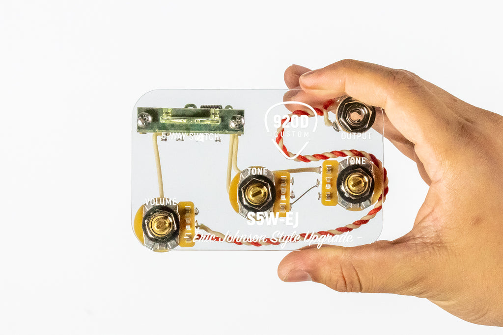 920D Custom S5W-EJ Upgraded Eric Johnson Style 5-Way Wiring Harness fo
