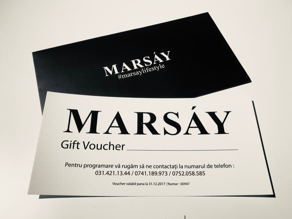 voucher cadou marsay craciun personalizat pentru el