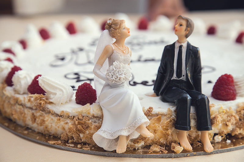 Cute picture of casual cake toppers
