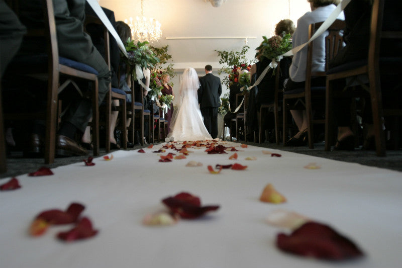 The bride on her big day