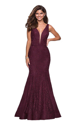 berry evening gown