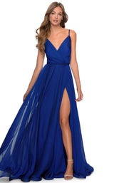 La Femme 28611 Dress Marine-Blue