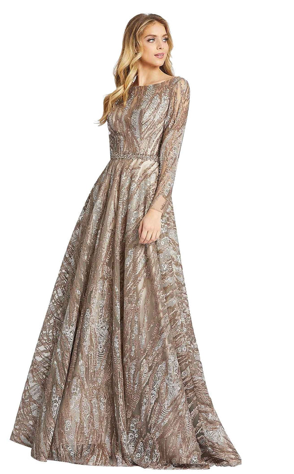 modest evening gown