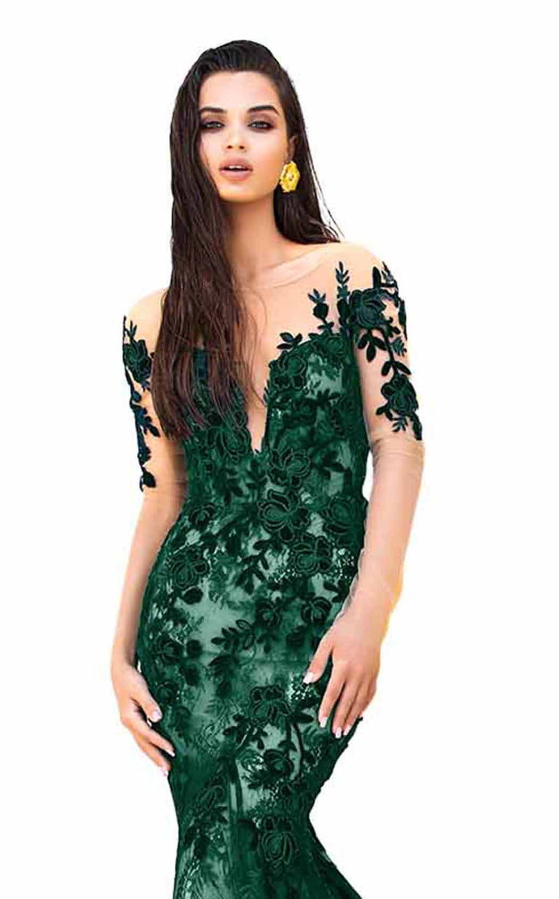 Tarik Ediz 93669 Dress | Buy Designer Gowns & Evening Dresses ...