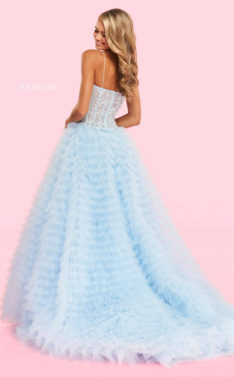 sherri hill light blue dress