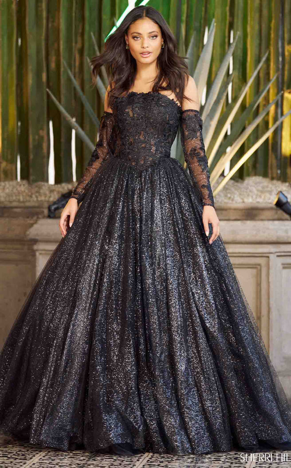 Sherri hill sales 11335 black