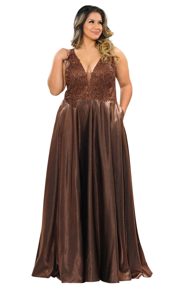 designer gowns plus size