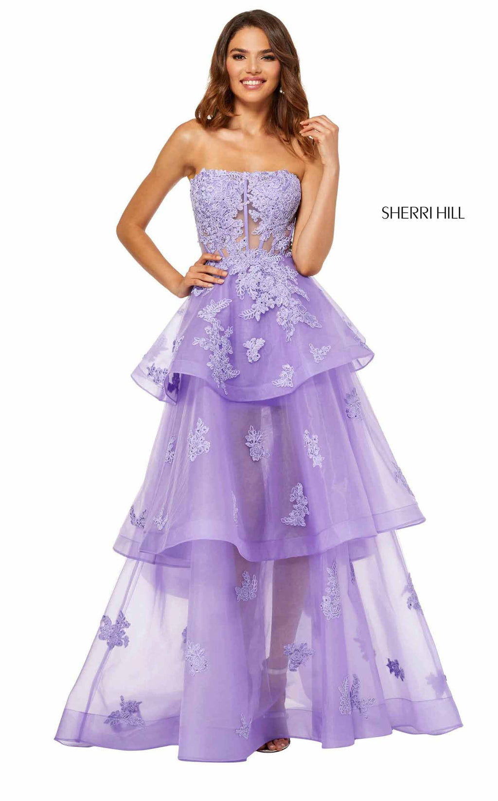 sherri hill lilac dress