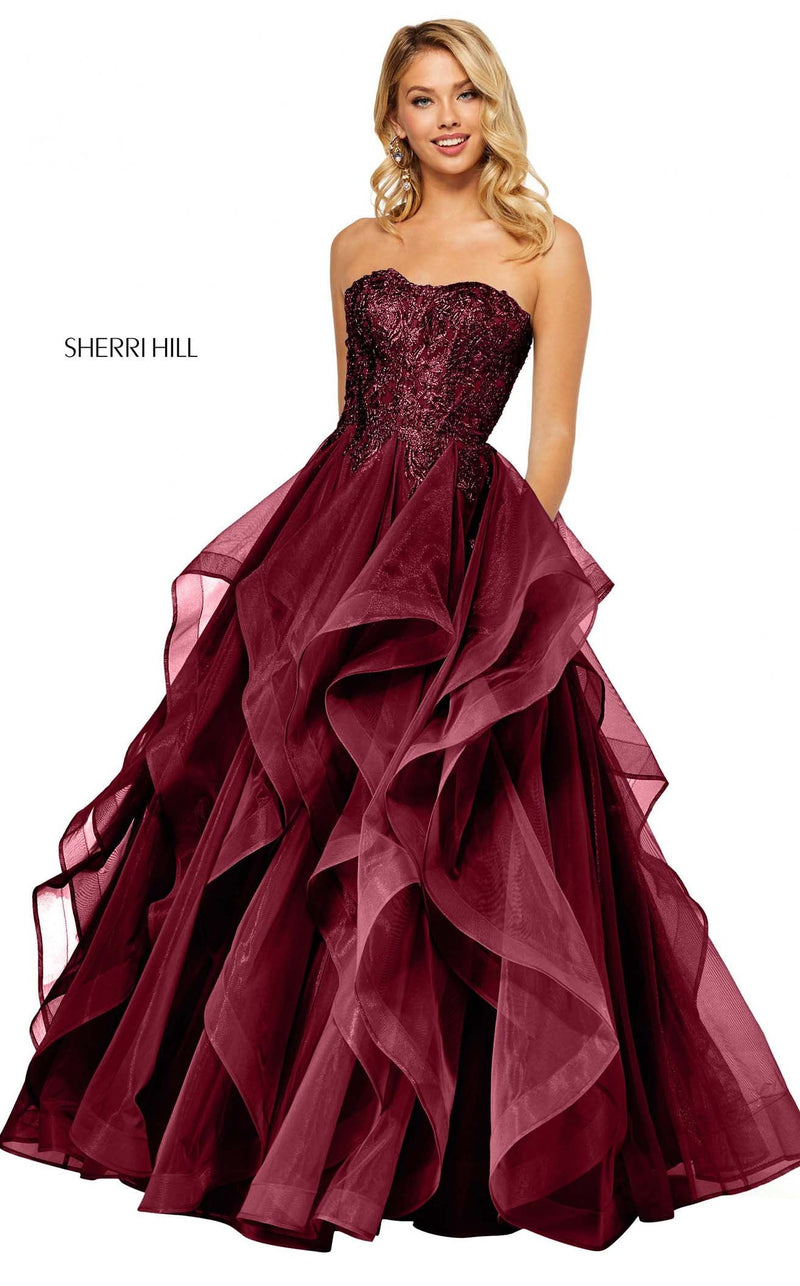 Sherri Hill 52645 Dress | Buy Designer Gowns & Evening Dresses