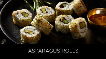 Maille, recipe, asparagus rolls