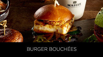 Maille, recipe, BURGER BOUCHÉES