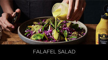 Maille, recipe, Falafel salad