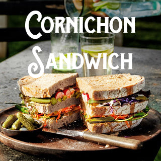 Maille, recipe, cornichon, sandwich, cornichon sandwich