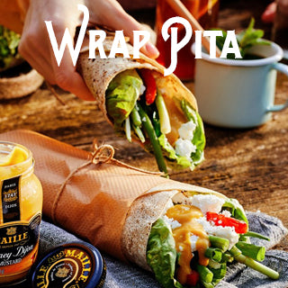 Maille, recette, Pita, wrap, Wrap Pita