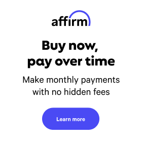 Pay at your own pace with Affirm