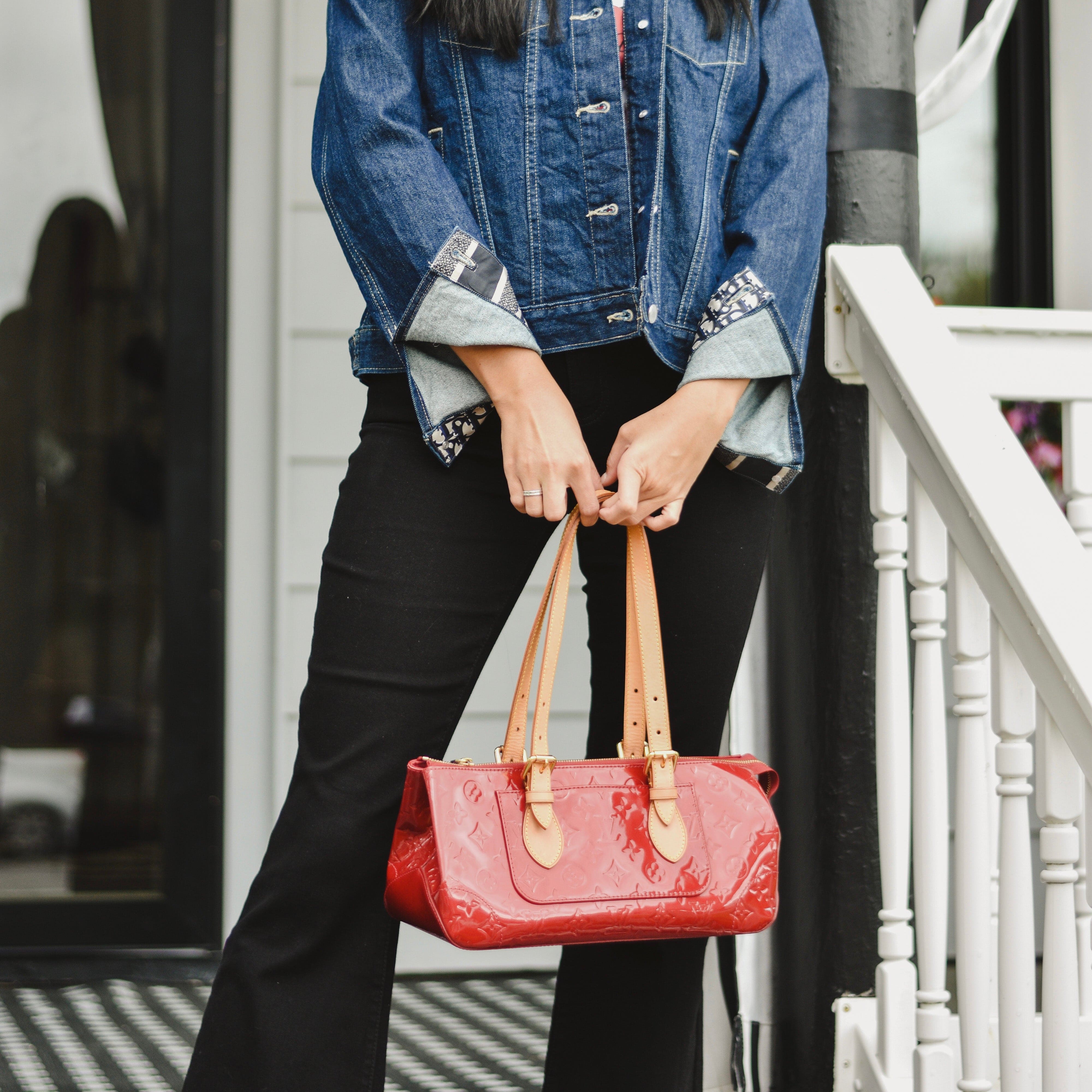 Louis Vuitton Sunset Boulevard Shoulder Bag Rouge Fauviste Vernis   ＬＯＶＥＬＯＴＳＬＵＸＵＲＹ