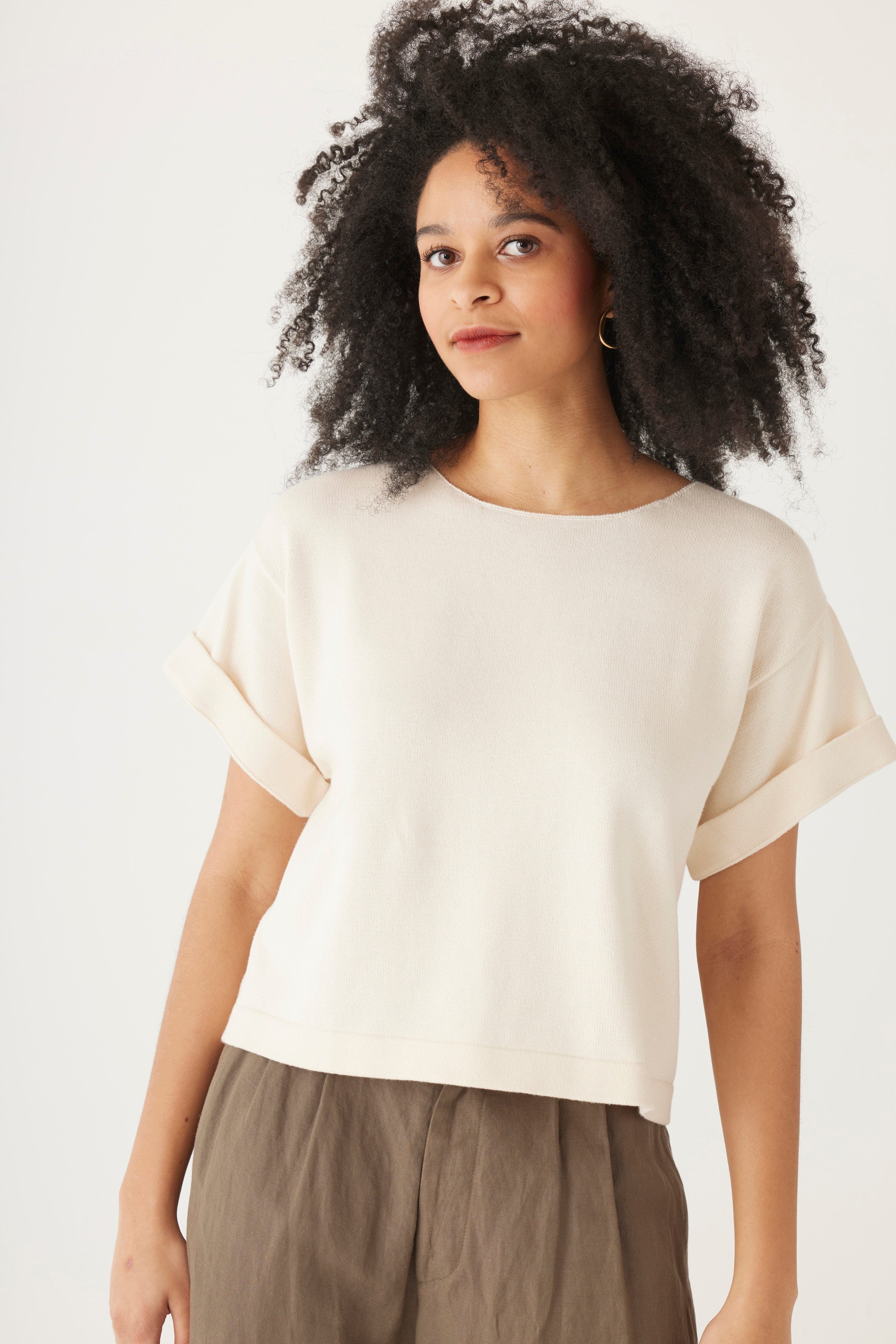 Belle Tee Pima Cotton Knit