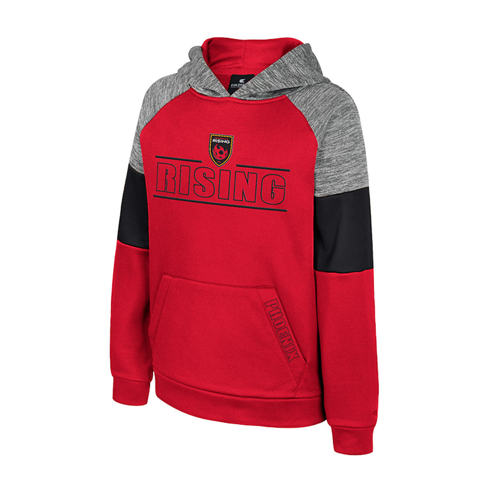 Fintech Fpf Rising Point Breeze Fleece Hoodie - Xl - High Risk Red