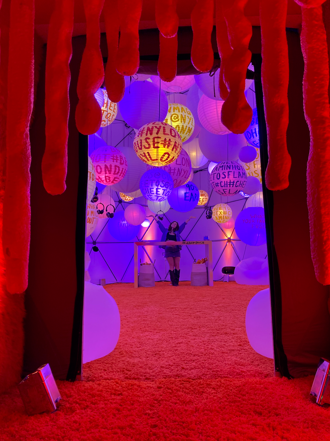 LK x Cheetos Interactive Art Installation at Coachella