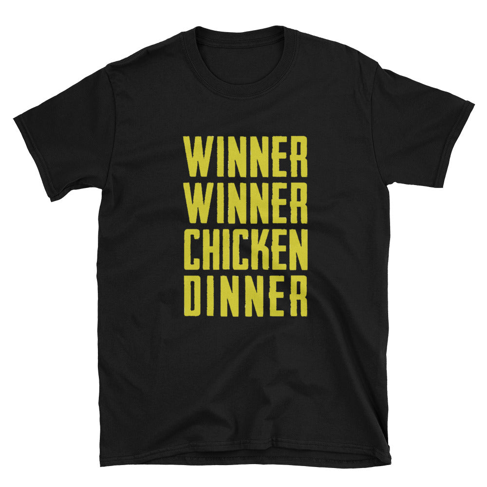 Winner Winner Chicken Dinner (Gold) - Short-Sleeve Unisex ...