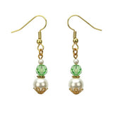 Gold August Birthstone Earrings